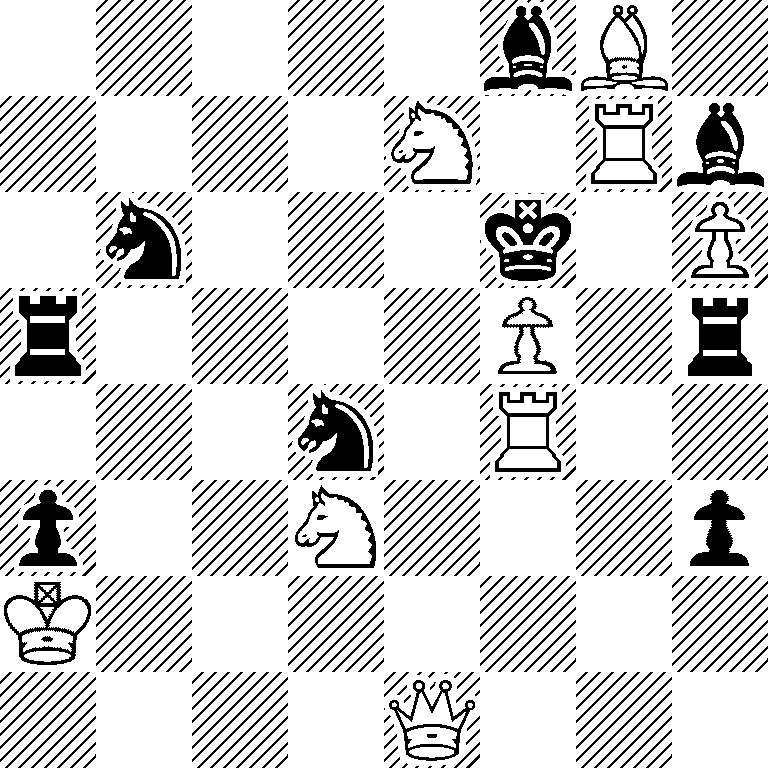 5bB1/4N1Rb/1n3k1P/r4P1r/3n1R2/p2N3p/K7/4Q3