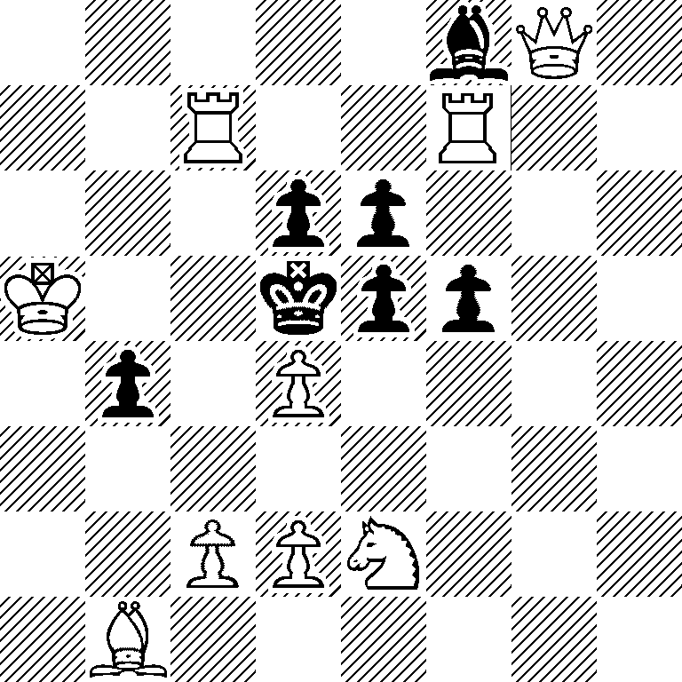 5bQ1/2R2R2/3pp3/K2kpp2/1p1P4/8/2PPN3/1B6