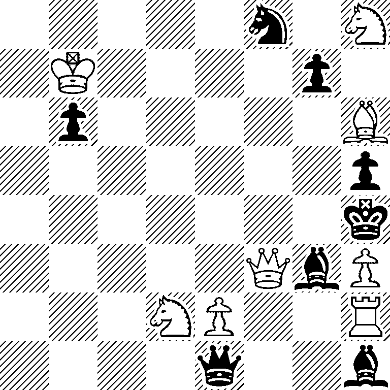 5n1N/1K4p1/1p5B/7p/7k/5QbP/3NP2R/4q2b