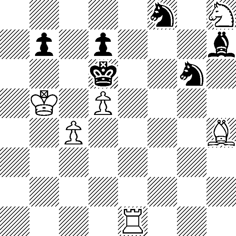 5n1N/1p1p3b/3k2n1/1K1P4/2P4B/8/8/4R3