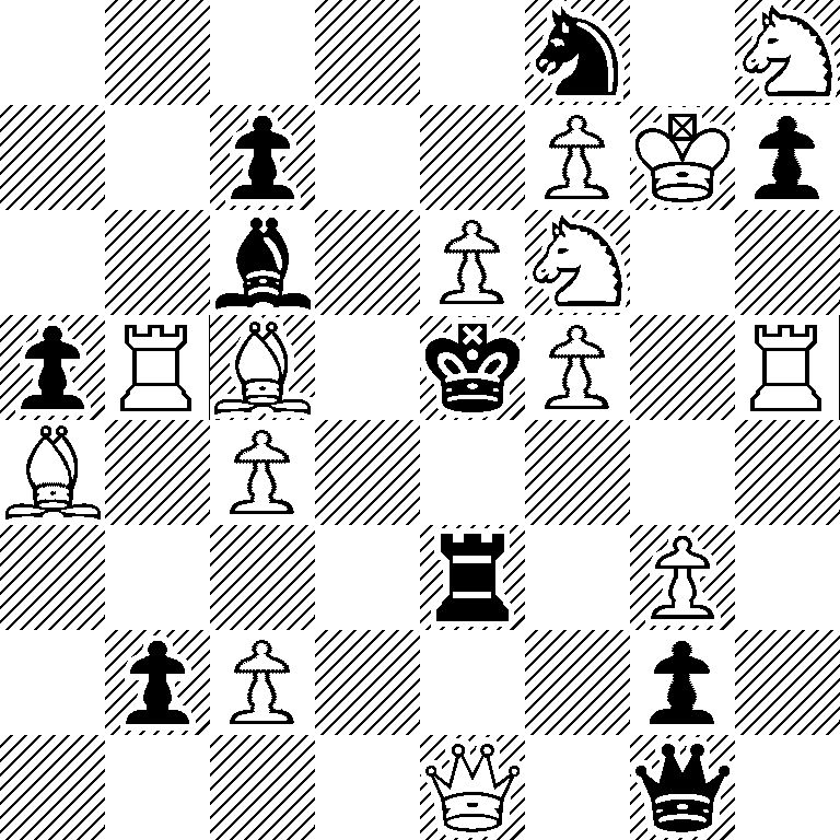 5n1N/2p2PKp/2b1PN2/pRB1kP1R/B1P5/4r1P1/1pP3p1/4Q1q1