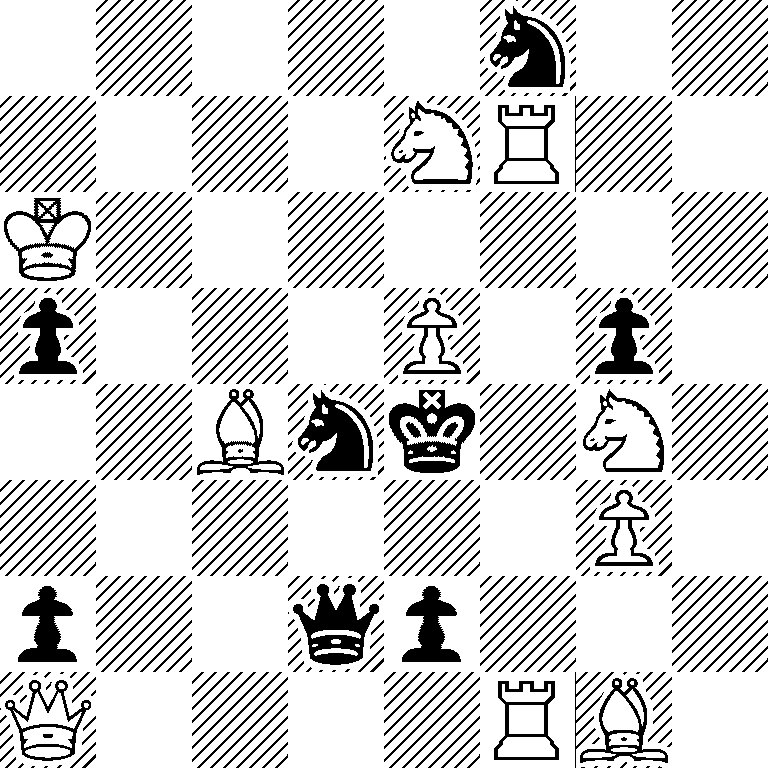 5n2/4NR2/K7/p3P1p1/2Bnk1N1/6P1/p2qp3/Q4RB1