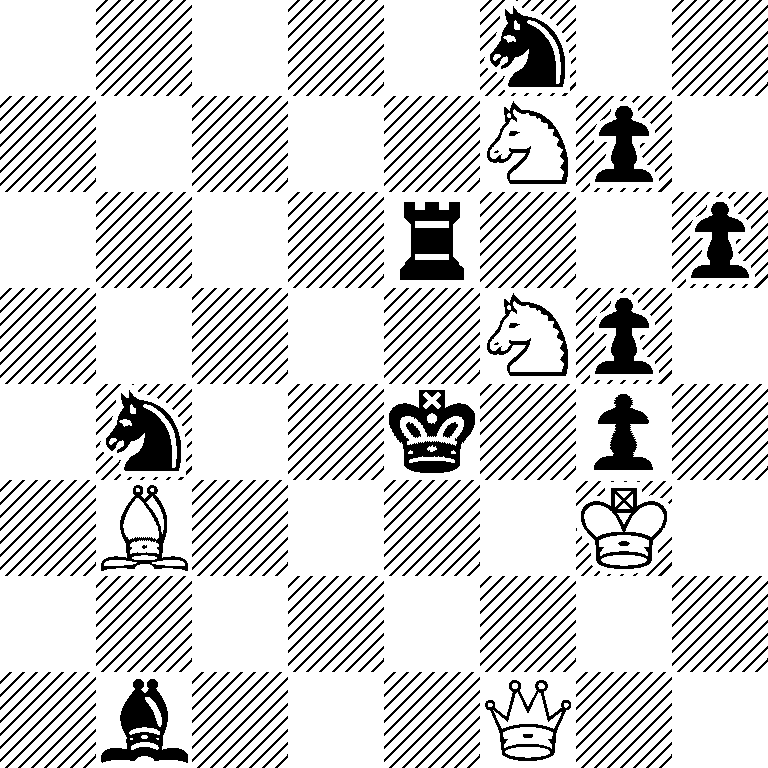5n2/5Np1/4r2p/5Np1/1n2k1p1/1B4K1/8/1b3Q2