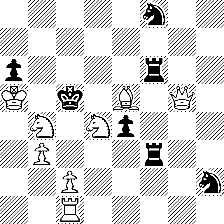 5n2/8/p4r2/K1k1B1Q1/1N1Np3/1P3r2/2P4n/2R5