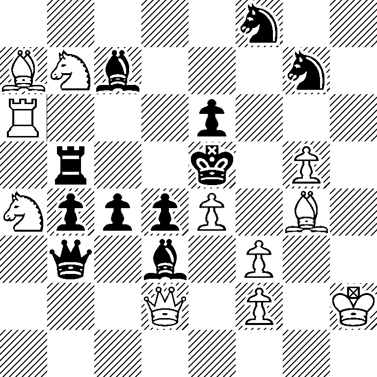 5n2/BNb3n1/R3p3/1r2k1P1/NpppP1B1/1q1b1P2/3Q1P1K/8