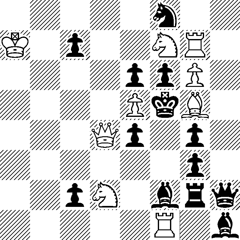 5n2/K1p2NR1/4ppP1/4PkB1/3Qp1p1/6p1/2pN1brq/5R1b