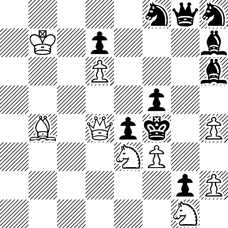 5nqn/1K1p3b/3P3b/5p2/1B1Qpk1P/4NP2/6pP/6N1