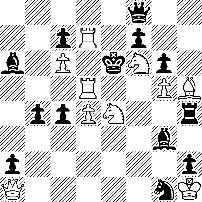 5q2/2pR1p2/b1P1kNp1/3R2PB/1ppPN2r/6b1/p6p/Q5nK