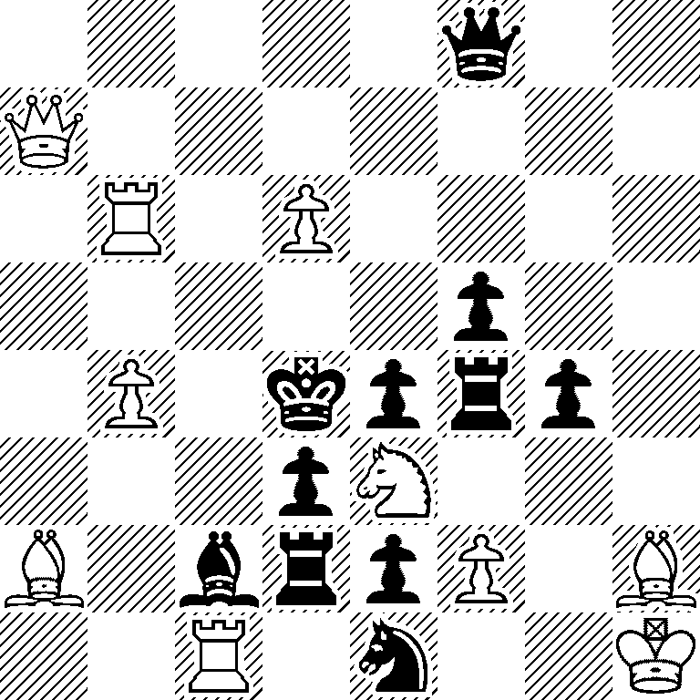 5q2/Q7/1R1P4/5p2/1P1kprp1/3pN3/B1brpP1B/2R1n2K