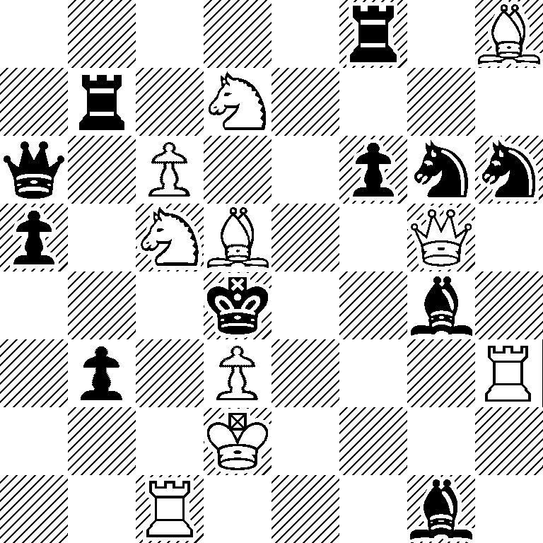 5r1B/1r1N4/q1P2pnn/p1NB2Q1/3k2b1/1p1P3R/3K4/2R3b1