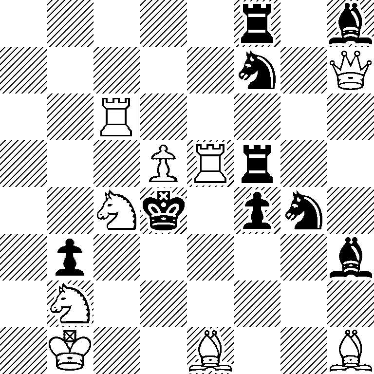 5r1b/5n1Q/2R5/3PRr2/2Nk1pn1/1p5b/1N6/1K2B2B