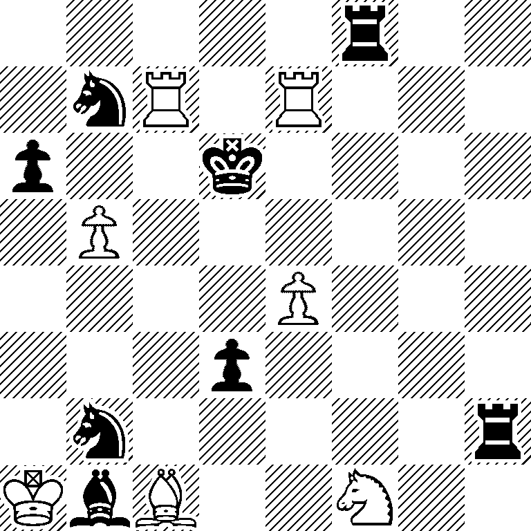 5r2/1nR1R3/p2k4/1P6/4P3/3p4/1n5r/KbB2N2