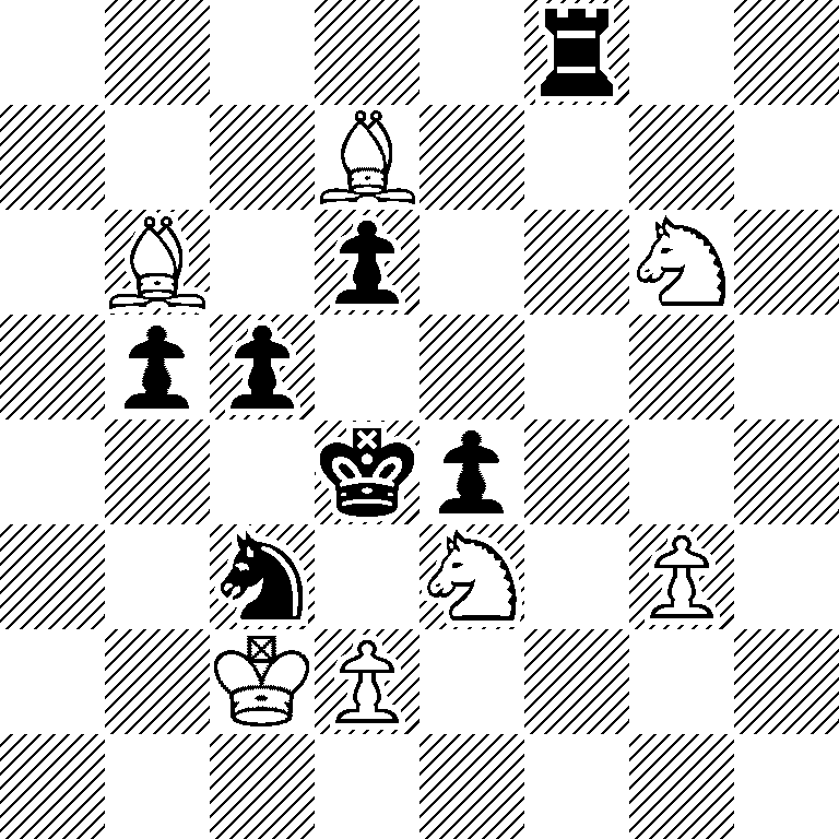 5r2/3B4/1B1p2N1/1pp5/3kp3/2n1N1P1/2KP4/8