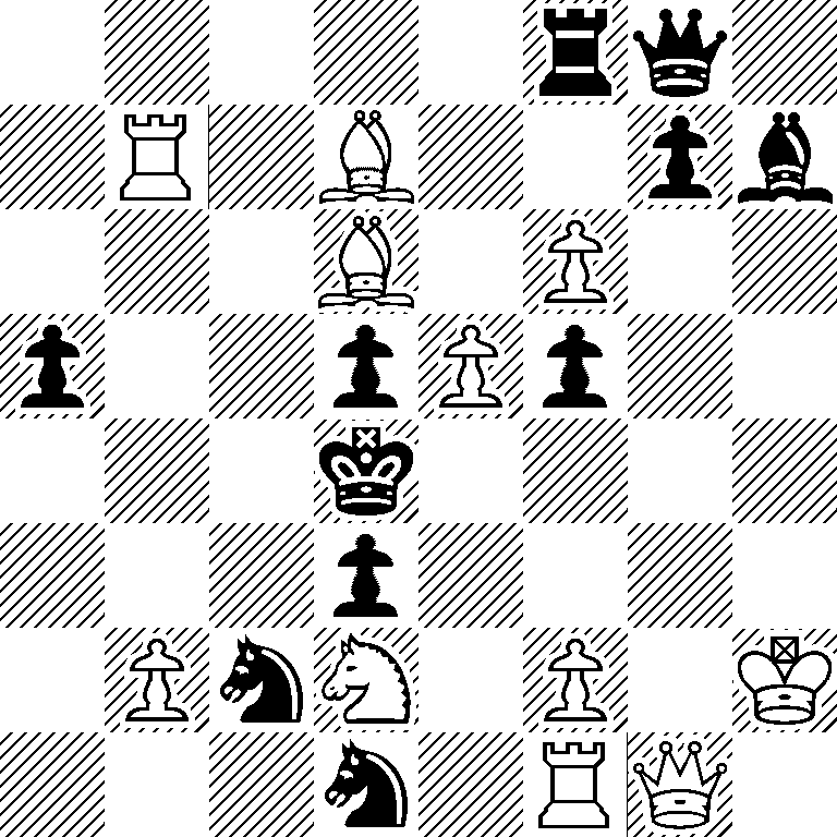 5rq1/1R1B2pb/3B1P2/p2pPp2/3k4/3p4/1PnN1P1K/3n1RQ1