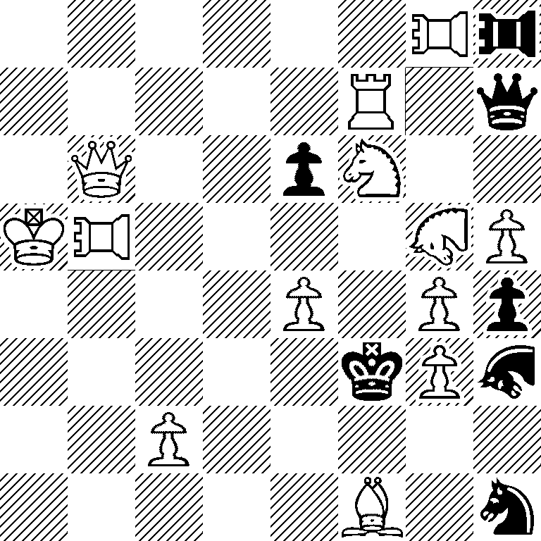 6*3R*3r/5R1q/1Q2pS2/K*3R4*3SP/4P1Pp/5kP*3s/2P5/5B1s