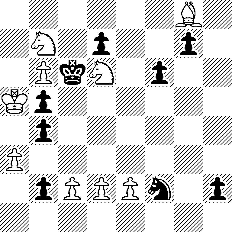6B1/1N1p2p1/1PkN1p2/Kp6/1p6/P7/1pPPPn1p/8
