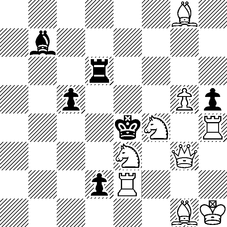 6B1/1b6/3r4/2p3Pp/4kN1R/4N1Q1/3pR3/6BK