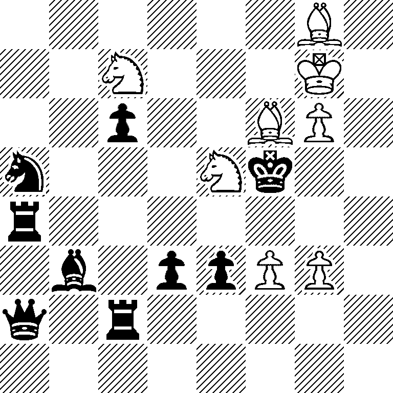 6B1/2N3K1/2p2BP1/n3Nk2/r7/1b1ppPP1/q1r5/8