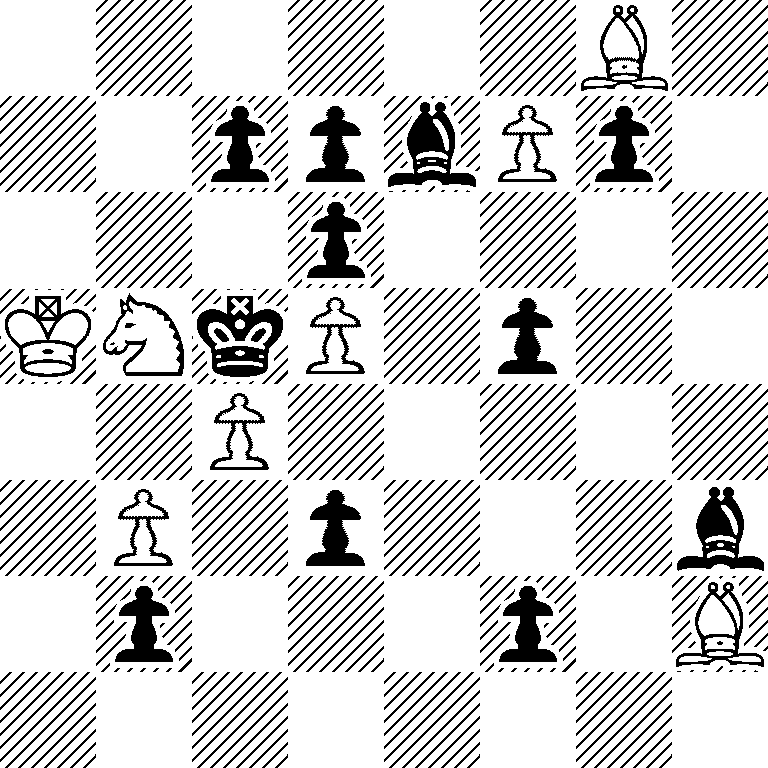 6B1/2ppbPp1/3p4/KNkP1p2/2P5/1P1p3b/1p3p1B/8