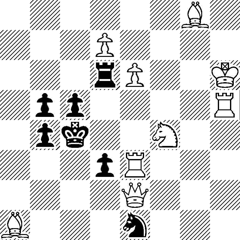 6B1/3P4/3rP2K/1pp4R/1pk2N2/3pR3/4Q3/B3n3