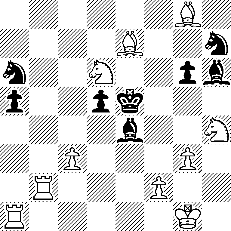 6B1/4B2n/n2N2pb/p2pk3/4b2N/2P3P1/1R3P2/R5K1