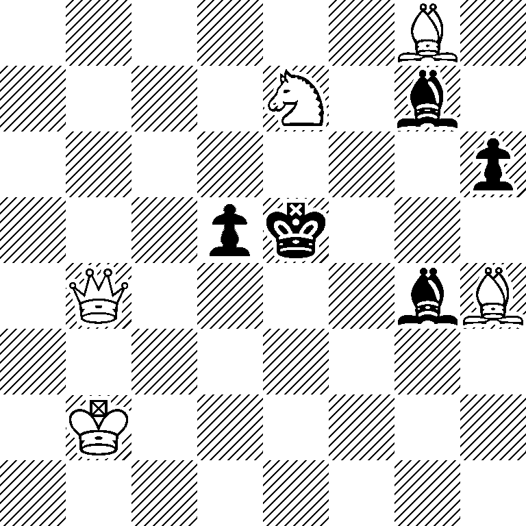6B1/4N1b1/7p/3pk3/1Q4bB/8/1K6/8