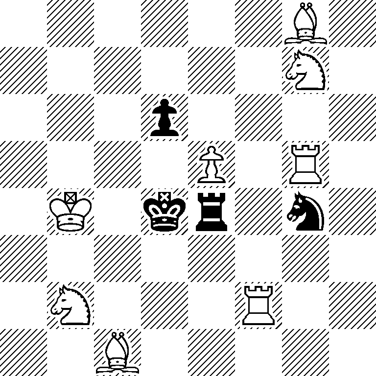 6B1/6N1/3p4/4P1R1/1K1kr1n1/8/1N3R2/2B5