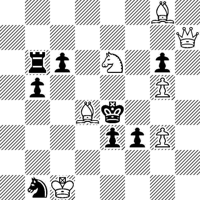 6B1/7Q/1rp1N1p1/1p4P1/3Bk3/4ppP1/8/1nK5