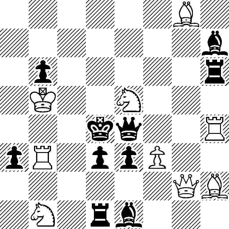 6B1/7b/1p5r/1K2N3/3kq2R/pR1ppP2/6QB/1N1rb3