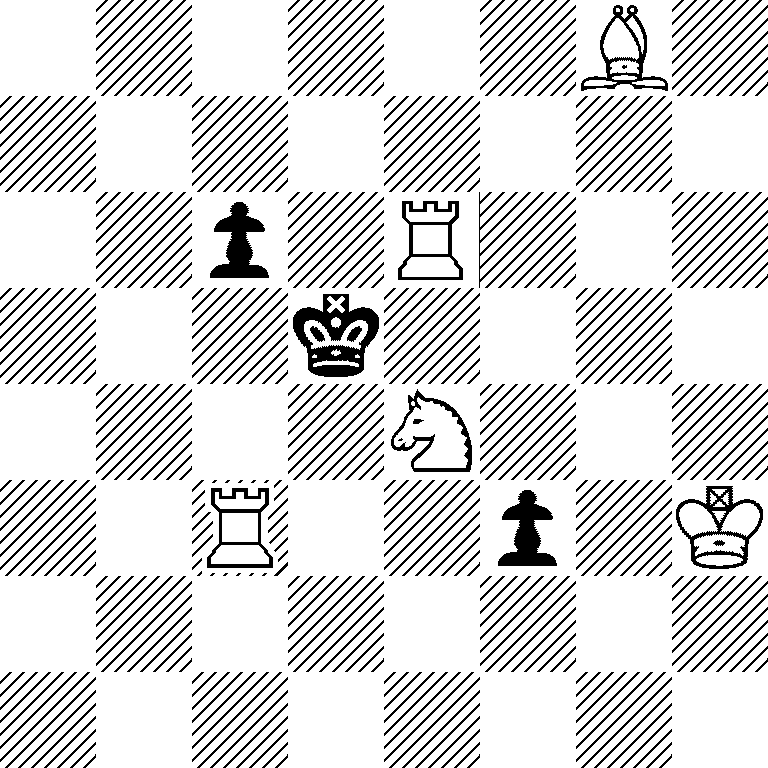 6B1/8/2p1R3/3k4/4N3/2R2p1K/8/8