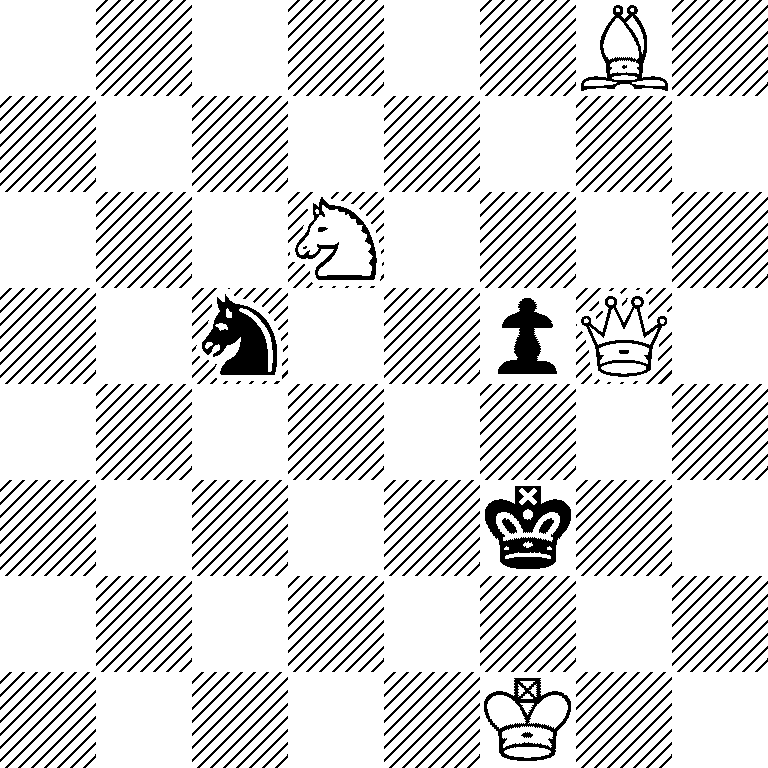 6B1/8/3N4/2n2pQ1/8/5k2/8/5K2