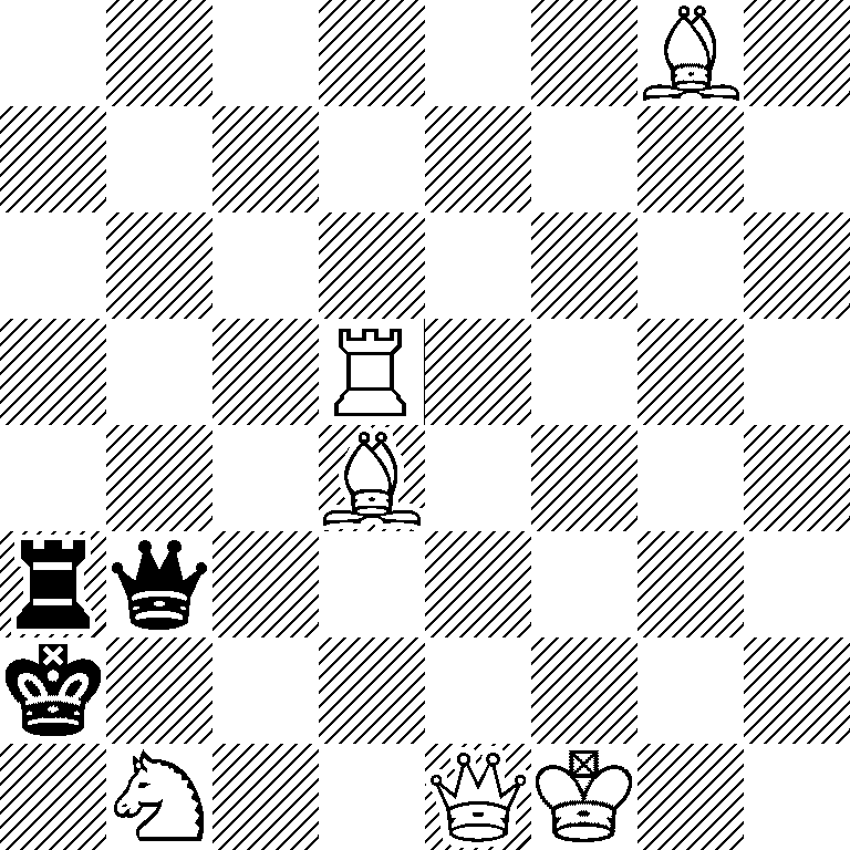 6B1/8/8/3R4/3B4/rq6/k7/1N2QK2