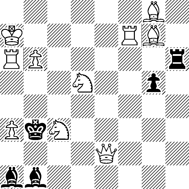 6B1/K4RB1/RP5r/3N2p1/8/PkN5/4Q3/bb6
