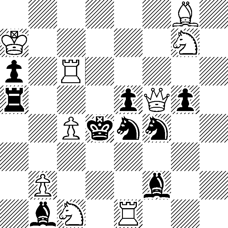 6B1/K5N1/p1R5/r3pQp1/2Pknn2/8/1P3b2/1bN1R3