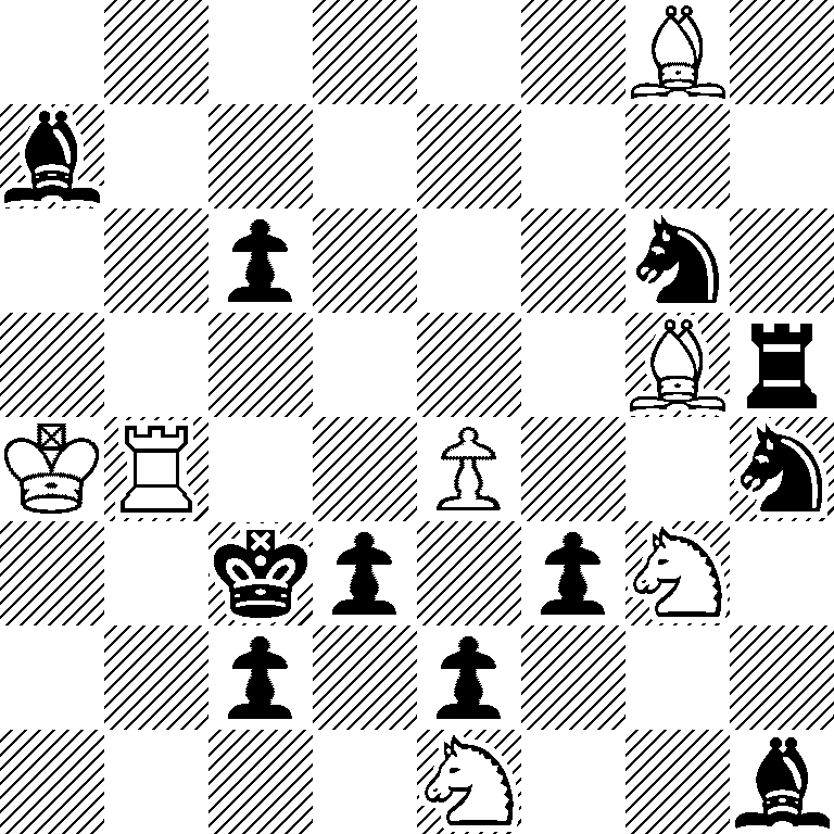 6B1/b7/2p3n1/6Br/KR2P2n/2kp1pN1/2p1p3/4N2b