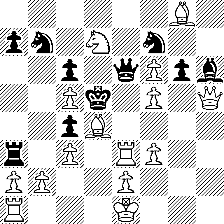6B1/pn1N1n2/2p1qPpb/2Pk1P1Q/2pB4/r1P1RP2/PP2P3/R3K3