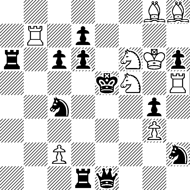 6BB/1R1p4/r1pp1NKp/4kN1R/2n3p1/6P1/2P4n/3rq3