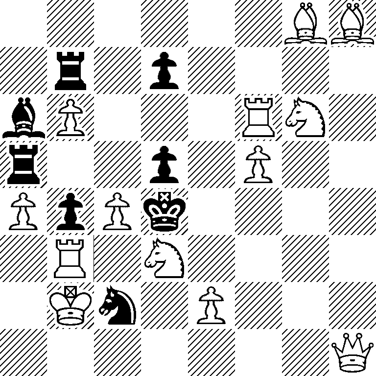 6BB/1r1p4/bP3RN1/r2p1P2/PpPk4/1R1N4/1Kn1P3/7Q