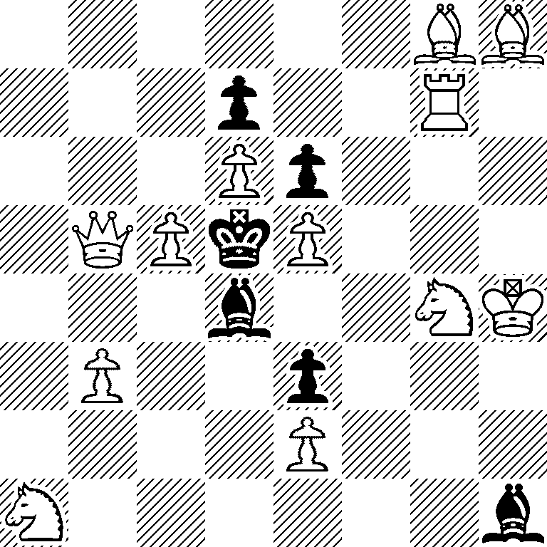 6BB/3p2R1/3Pp3/1QPkP3/3b2NK/1P2p3/4P3/N6b