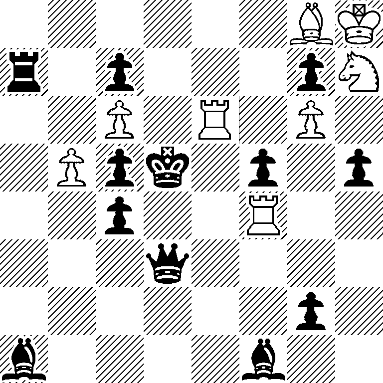 6BK/r1p3pN/2P1R1P1/1Ppk1p1p/2p2R2/3q4/6p1/b4b2