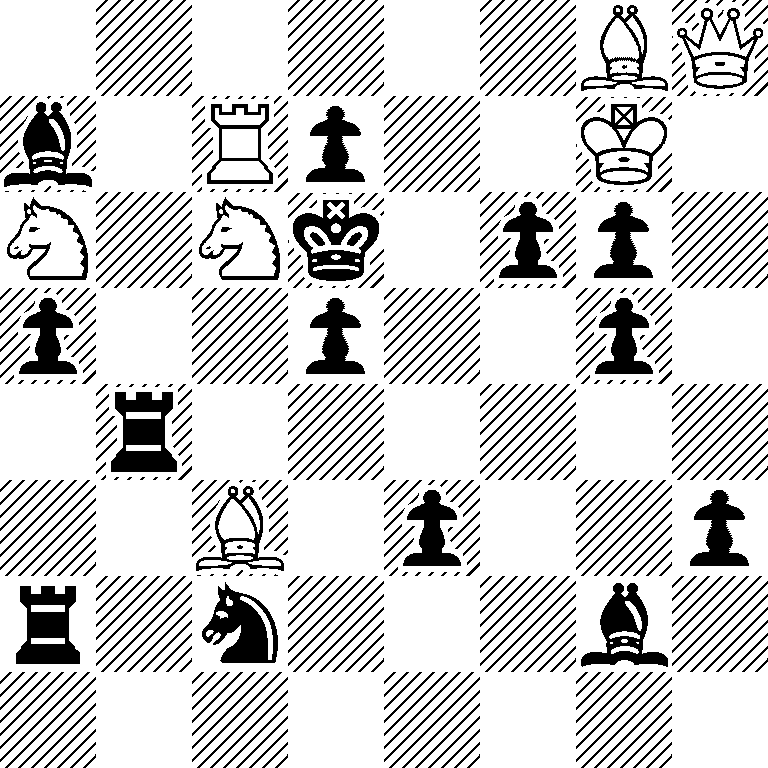 6BQ/b1Rp2K1/N1Nk1pp1/p2p2p1/1r6/2B1p2p/r1n3b1/8