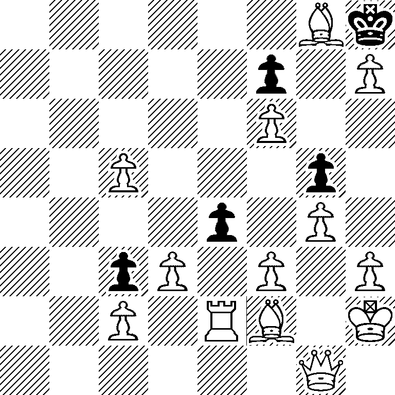 6Bk/5p1P/5P2/2P3p1/4p1P1/2pP1P1P/2P1RB1K/6Q1