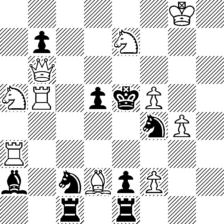 6K1/1p2N3/1Q6/NR1pkP2/5nP1/R7/b1nBpP2/2r1r3