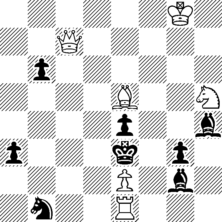 6K1/2Q5/1p6/4B2N/4p2b/p3k1p1/4P1b1/1n2R3