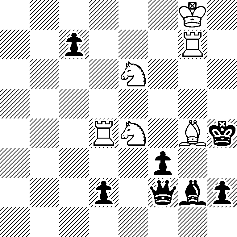 6K1/2p3R1/4N3/8/3RN1Bk/5p2/3p1qbp/8