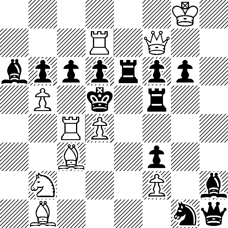 6K1/3R1Q2/bppprpp1/1P1k1r2/2RP4/2B2p2/1N3P1b/1B4nq