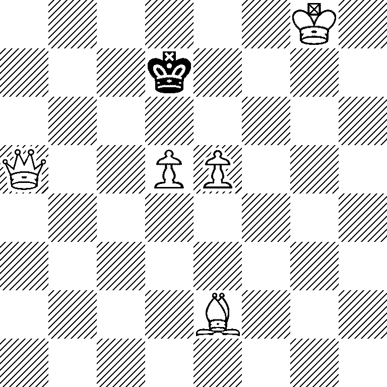 6K1/3k4/8/Q2PP3/8/8/4B3/8