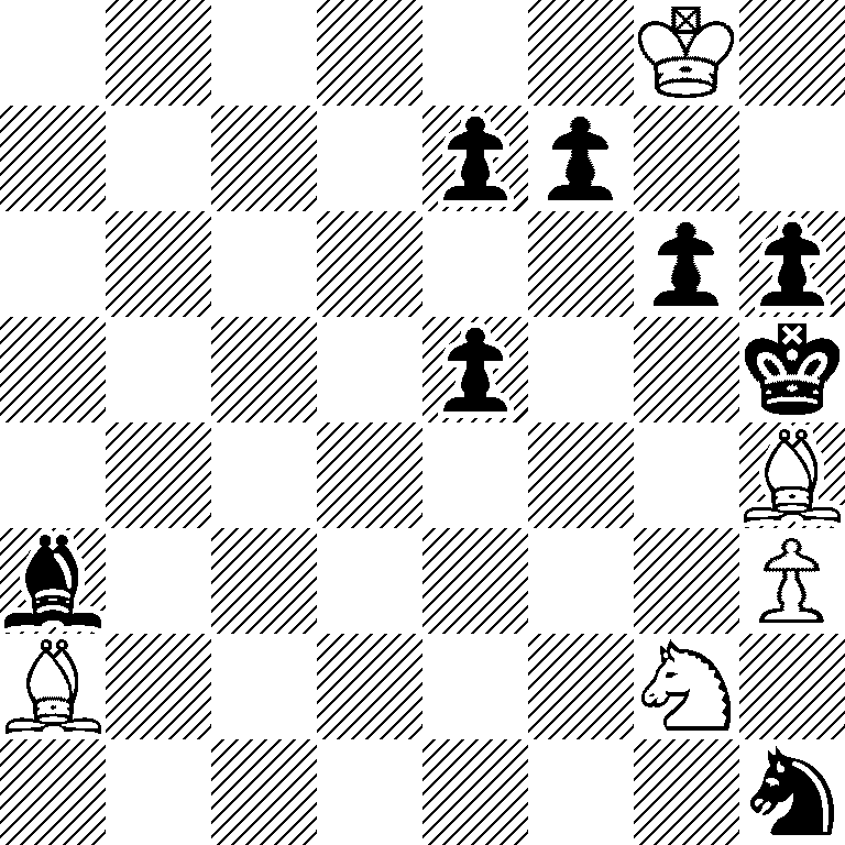 6K1/4pp2/6pp/4p2k/7B/b6P/B5N1/7n