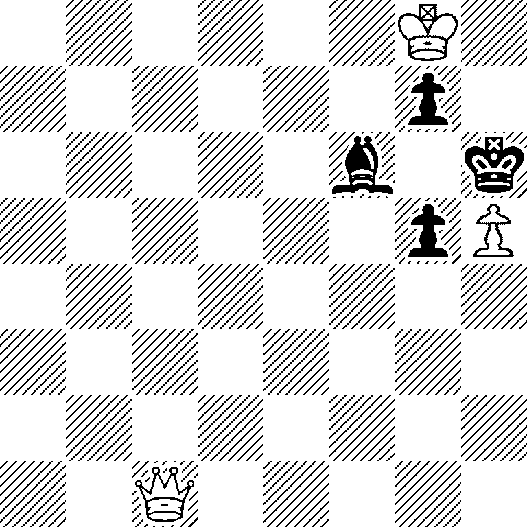 6K1/6p1/5b1k/6pP/8/8/8/2Q5