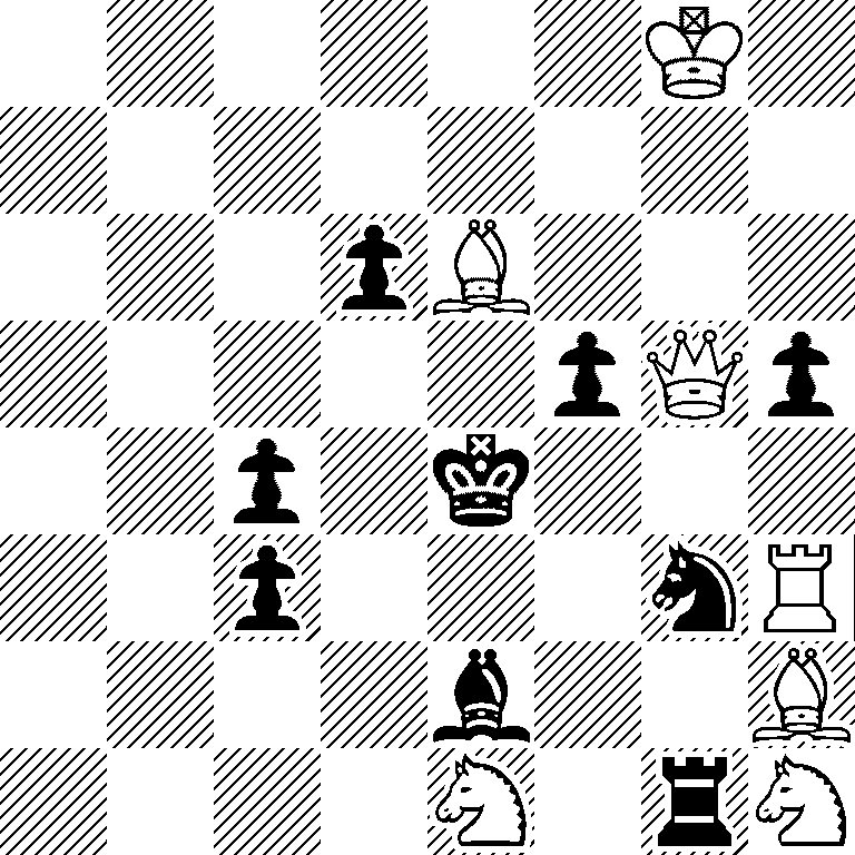 6K1/8/3pB3/5pQp/2p1k3/2p3nR/4b2B/4N1rN